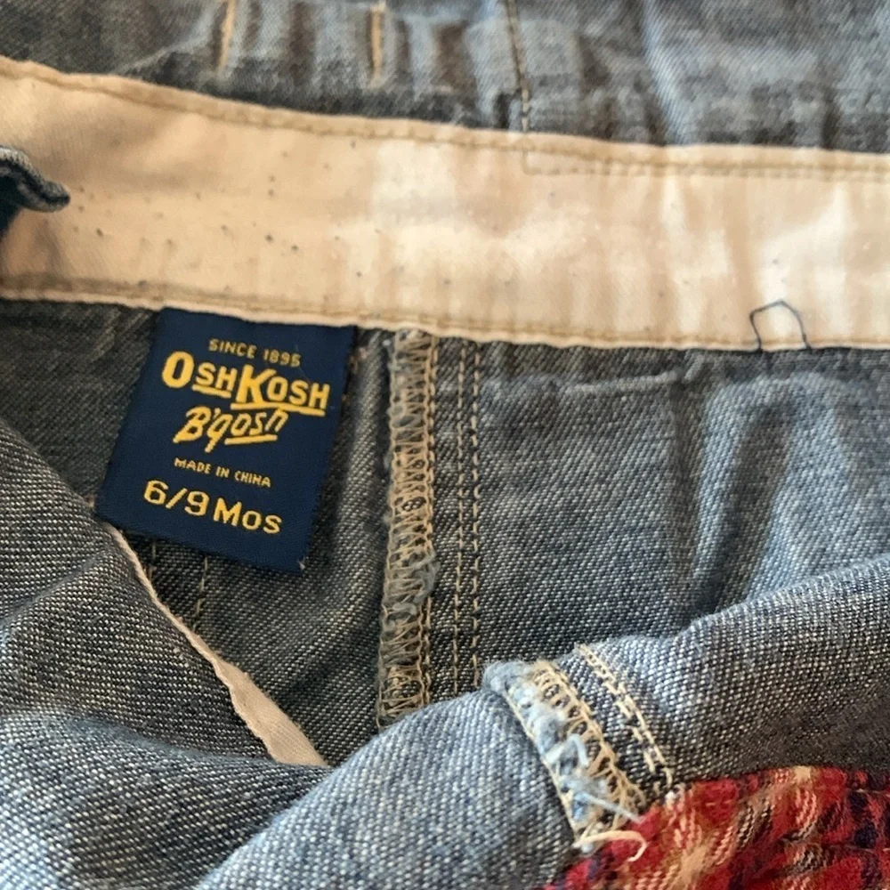 Vintage Mechanic Embroidered Tools Toddler Overalls by Oshkosh